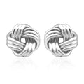 Knot Stud Earrings in 999 Platinum 5.38 Grams - Sticky add to cart bar