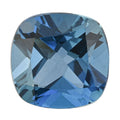 AAAA London Blue Topaz (Cush 12x12 mm) 8.00 ctw - Sticky add to cart bar