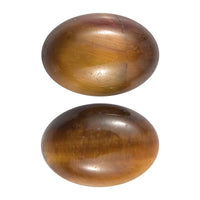 Tigers Eye Set of 2 (Ovl 7x5 mm) 1.57 ctw Loose Gemstone