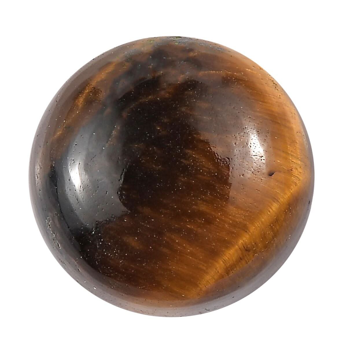 Tigers Eye (Rnd 9 mm) 2.10 ctw Loose Gemstone