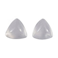White Moonstone Set of 2 (Trl 5 mm) 0.81 ctw Loose Gemstone - Sticky add to cart bar