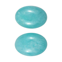 Amazonite Set of 2 (Ovl 7x5 mm) 1.29 ctw Loose Gemstone