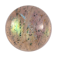 Malagasy Labradorite Set of 2 (Rnd 5 mm) 0.50 ctw Loose Gemstone
