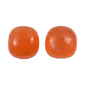 Peach Moonstone (Cush 5x5 mm) 1.04 ctw Loose Gemstone - Sticky add to cart bar