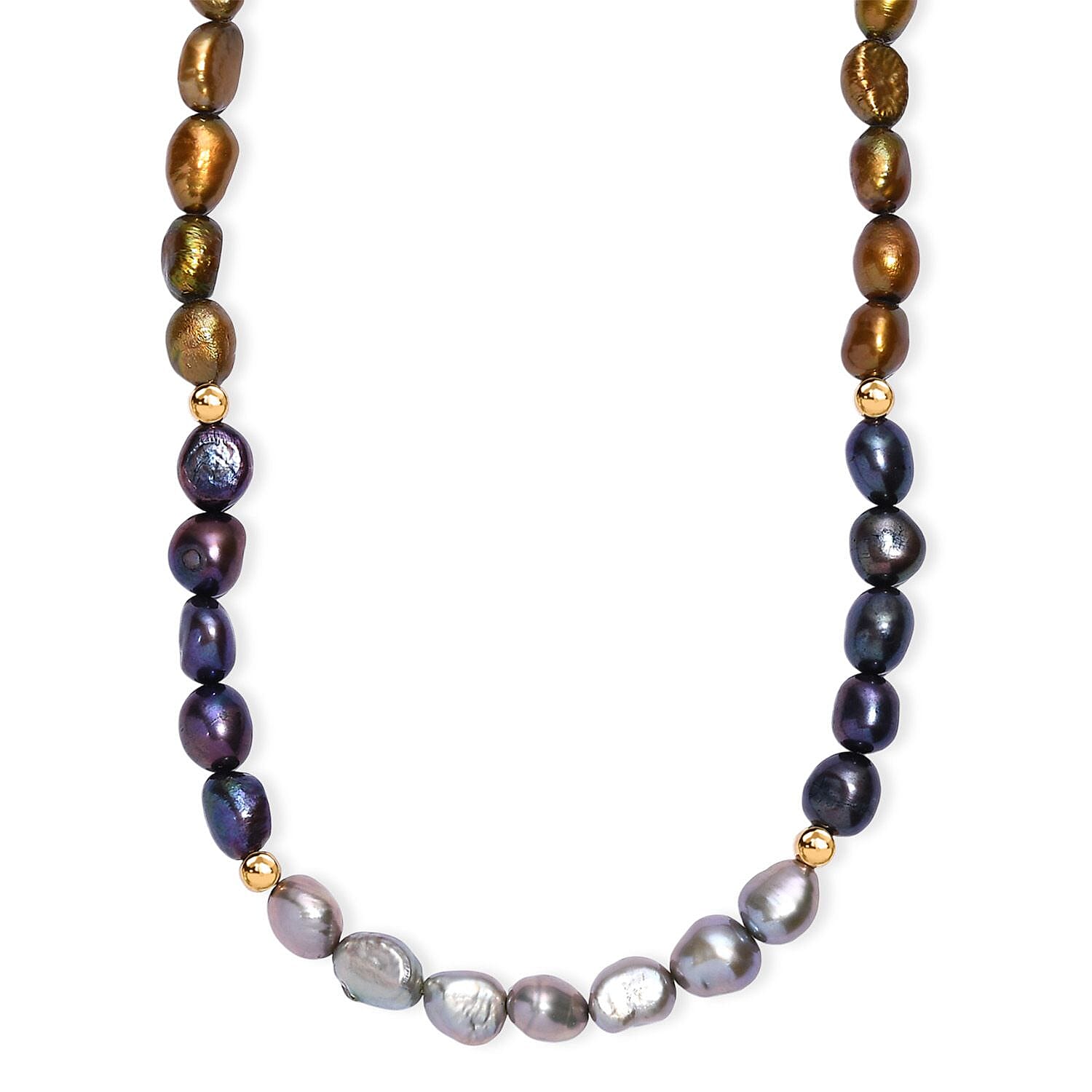 Multi Color Pearl (D) Necklace