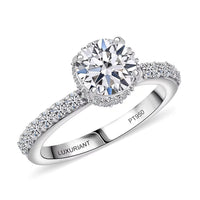IGI Certified Luxuriant Lab Grown Diamond EF-VS 1.50 ctw Ring in 950 Platinum (Size 10.0) 4.80 Grams