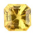 AAAA Asscher Cut Yellow Sapphire (Sqr 5x5 mm) 0.75 ctw - Sticky add to cart bar