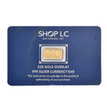 22K Gold Over 999.9 Fine Silver Currency Bar 1 Grams - Sticky add to cart bar