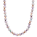 Multi Color Freshwater Pearl and Multi Gemstone 10.00 tw Necklace 18 Inches in Rhodium Over Sterling Silver - Sticky add to cart bar