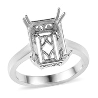 Luxuriant 950 Platinum Ring (Size 7.0) 8.30 Grams