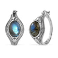 Ever True Malagasy Labradorite 12.15 ctw Earrings in Stainless Steel - Sticky add to cart bar