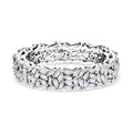 D'Joy Diamond 1.00 ctw Band Ring in Rhodium Over Sterling Silver (Size 8.0) - Sticky add to cart bar