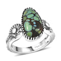 D’Joy Artisan Crafted Whispering Web Turquoise Ring in Sterling Silver (Size 7.0) 4.10 ctw - Sticky add to cart bar