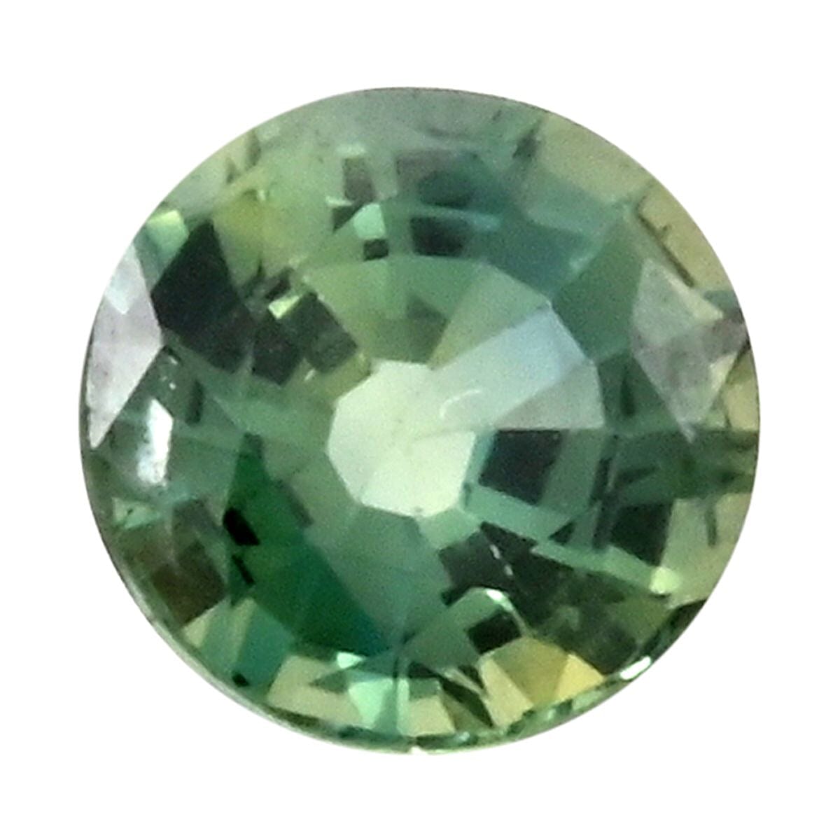 AAAA Green Sapphire (Rnd 6 mm) 1.00 ctw
