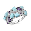 Larimar & Amethyst