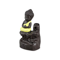 Black Resin Waterfall Backflow Fountain Gift Set (4"x4")
