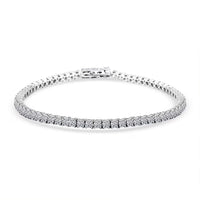 950 Platinum Luxuriant Lab Grown Diamond G VS 4.00 ctw Tennis Bracelet (7.25 In) 12.80 Grams
