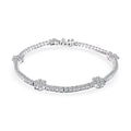 NY CLOSEOUT 950 Platinum Luxuriant Lab Grown Diamond (VVS - EF) Bracelet (13.35 g) (7.25 In) 5.25 ctw - Sticky add to cart bar