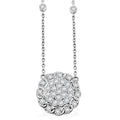 Luxuriant Lab Grown Diamond G SI 1.35 ctw Necklace in Sterling Silver 18 Inches - Sticky add to cart bar