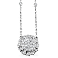 Luxuriant Lab Grown Diamond G SI 1.35 ctw Necklace in Sterling Silver 18 Inches