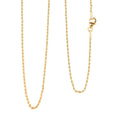 Italian 10K Yellow Gold 1.5mm Velvet Rope Necklace 24 Inches 1.93 Grams - Sticky add to cart bar