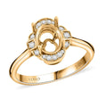 Luxoro Mounting Ring in 14K Yellow Gold 3.38 Grams - Sticky add to cart bar