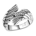Bali Legacy Angel Wings Ring in Sterling Silver (Size 5.5) 4.85 Grams - Sticky add to cart bar