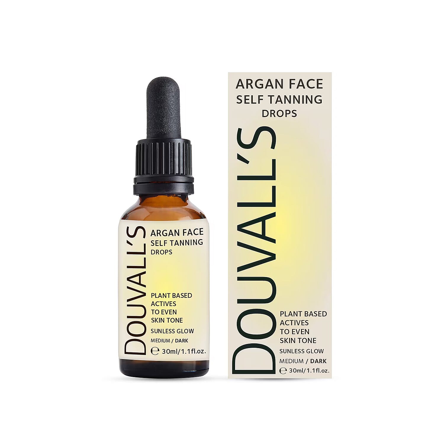 Douvall’s Argan Face Self Tanning Drops (1.1oz) Light/Medium