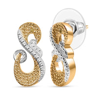 EverTrue Diamond Accent Swirl Earrings