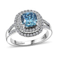 950 Platinum Luxuriant Lab Grown Blue Diamond (IR) (VS), Lab Grown Diamond Ring (Size 10.0) (5.75 g) 2.00 ctw - Sticky add to cart bar