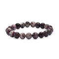 Premium Pink Tourmaline 150.00 ctw Beaded Stretch Bracelet - Sticky add to cart bar