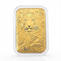 24K Yellow Golden Regal Tiger Emboss Sheet 10mg (Del. in 10-12 Days)
