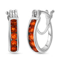 D'Joy Fire Opal 0.50 ctw Earrings in Platinum Over Sterling Silver - Sticky add to cart bar