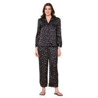 TAMSY  Polyester Printed Nightwear Set - L