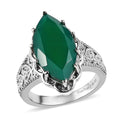 EverTrue Brazilian Smoky Quartz 6.60 ctw Solitaire Ring in Stainless Steel (Size 10.0) - Sticky add to cart bar