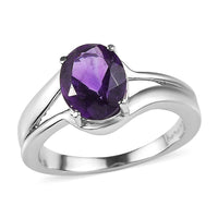 EverTrue Timeless Solitaire Ring in Stainless Steel