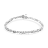 Diamond 0.50 ctw Tennis Bracelet in Sterling Silver (7.25 In)