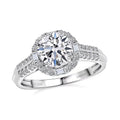 Certified 950 Platinum Luxuriant Lab Grown Diamond (E-F, VS) Ring (Size 8.0) (5.43 g) 2.00 ctw - Sticky add to cart bar