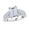 IGI Certified 950 Platinum Luxuriant Lab Grown Diamond (E-F, VS) Ring (Size 6.0) (5.70 g) 3.50 ctw - Sticky add to cart bar