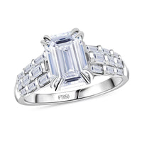 IGI Certified 950 Platinum Luxuriant Lab Grown Diamond (E-F, VS) Ring (Size 6.0) (5.70 g) 3.50 ctw