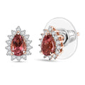 D'Joy Premium Blush Tourmaline and White Zircon 1.15 ctw Whispers of Rose Earrings in 18K Vermeil Rose Gold Over Sterling Silver - Sticky add to cart bar
