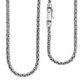 D'Joy Bali Legacy Padian Braided Chain Necklace in Sterling Silver 40.50 Grams 20 Inches - Sticky add to cart bar