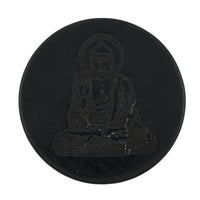 Shungite Laptop Tile Engraved Buddha 40mm