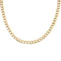 6.4mm Curb Cuban Chain Necklace in 10K Yellow Gold 15.20 Grams 26 Inches - Sticky add to cart bar