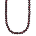 D'Joy AAA Mozambique Garnet 172.00 ctw Celebrity Beaded Necklace in 18K Vermeil Yellow Gold Over Sterling Silver 20 Inches - Sticky add to cart bar