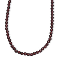 D'Joy AAA Mozambique Garnet 145.00 ctw Celebrity Beaded Necklace in 18K Vermeil Yellow Gold Over Sterling Silver 20 Inches