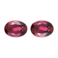 AAAA Ouro Fino Rubellite Set of 2 (Ovl 7x5 mm) 1.50 ctw - Sticky add to cart bar