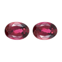 AAAA Ouro Fino Rubellite Set of 2 (Ovl 7x5 mm) 1.50 ctw