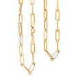 6mm Paperclip Chain Necklace in 10K Yellow Gold 18.40 Grams 24 Inches - Sticky add to cart bar