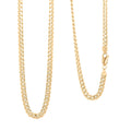 10K Yellow Gold 2.7mm Hollow Miami Cuban Necklace (26 Inches) (6.5 g) - Sticky add to cart bar